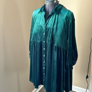 Umgee Tunic Top/Midi Dress Size XXL NWT, Holiday,Office,Party